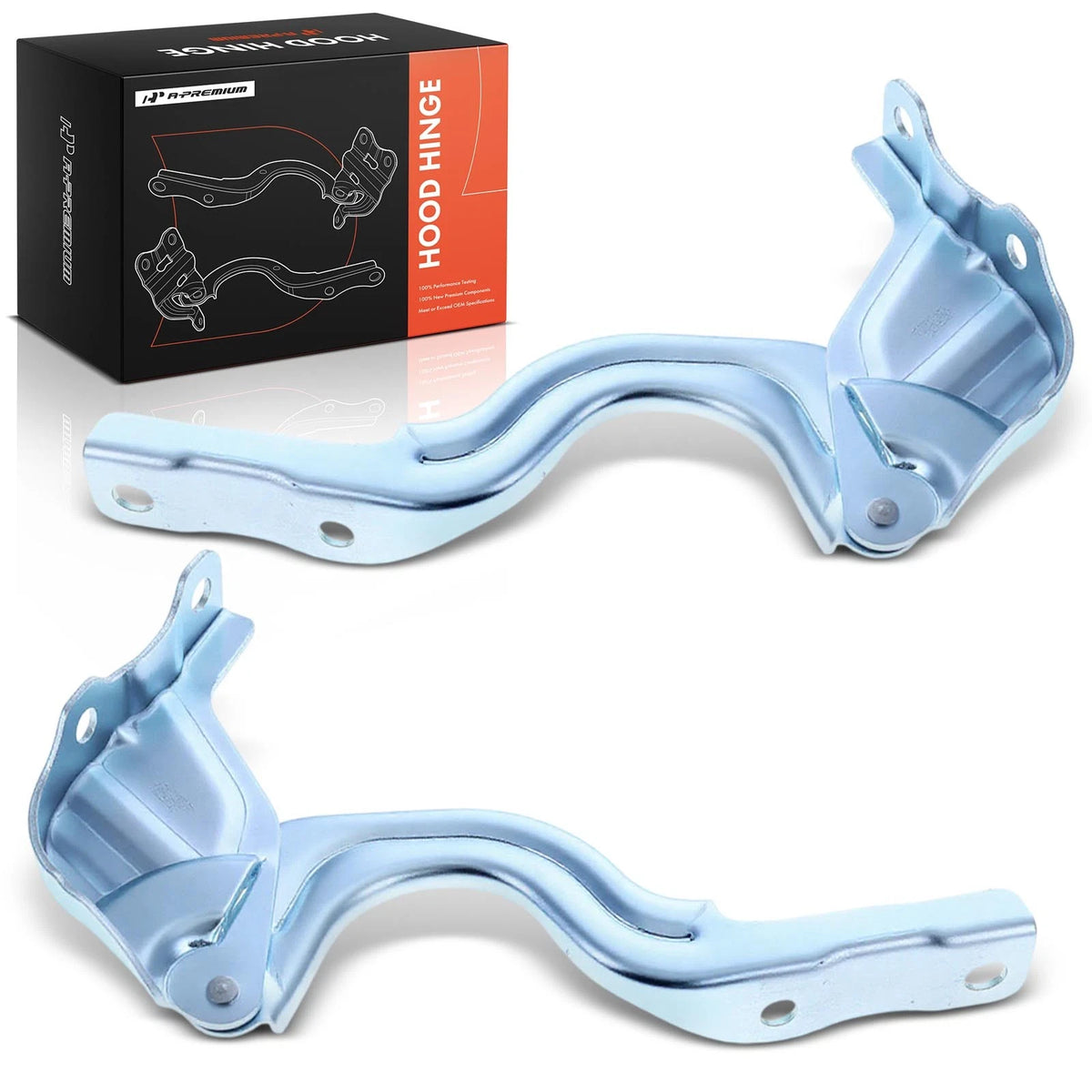 2X Hood Hinge for Hyundai Kona (2018–2023) - 79110J9000, HY1236178C, HY1236178D