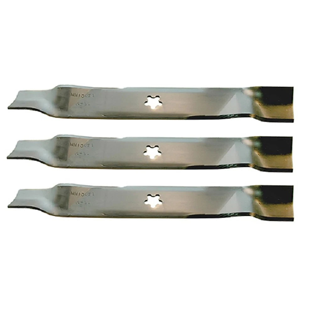 Mulching Blades Set of 3 for Woods 60" Mowers (15-1/2" 5 Point)