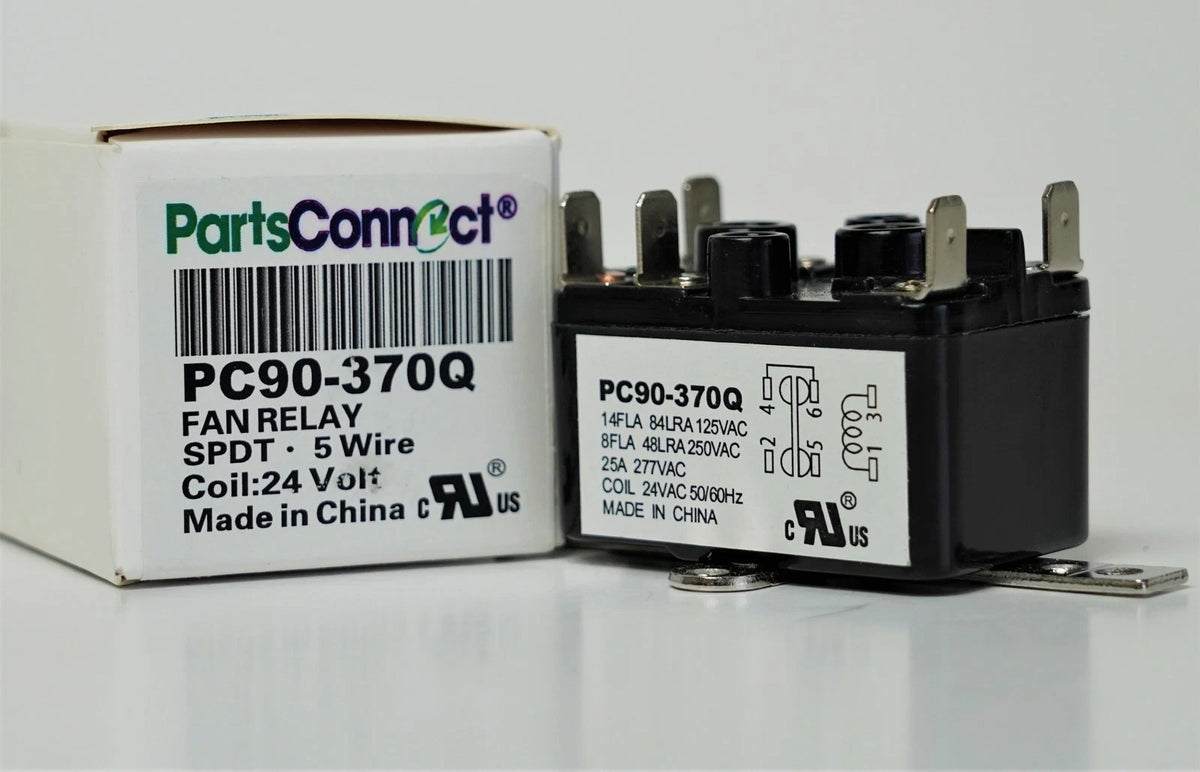 Enclosed Fan Relay 24V SPDT Type 184 (90-370, 90-370Q)