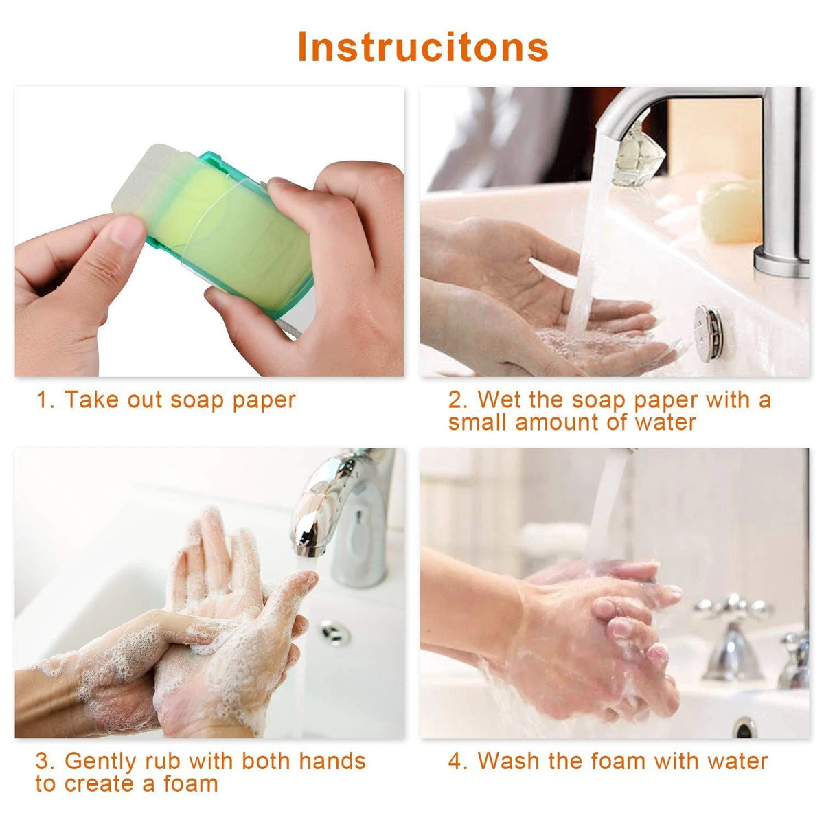 2X Hand Washing 100 Count Sheets for Automotive Use (Pack of 2)
