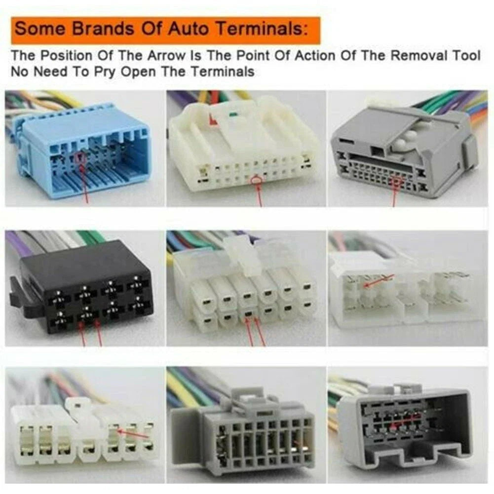 Crimp Terminal Removal Tool Connector Pin Kit for Automotive