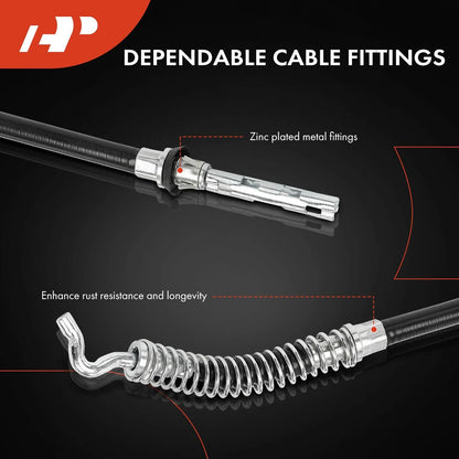 Rear Parking Brake Cable for Dodge Ram 1500 2002–2008, Ram 2500 3500 2008, 52010066AA, C660119