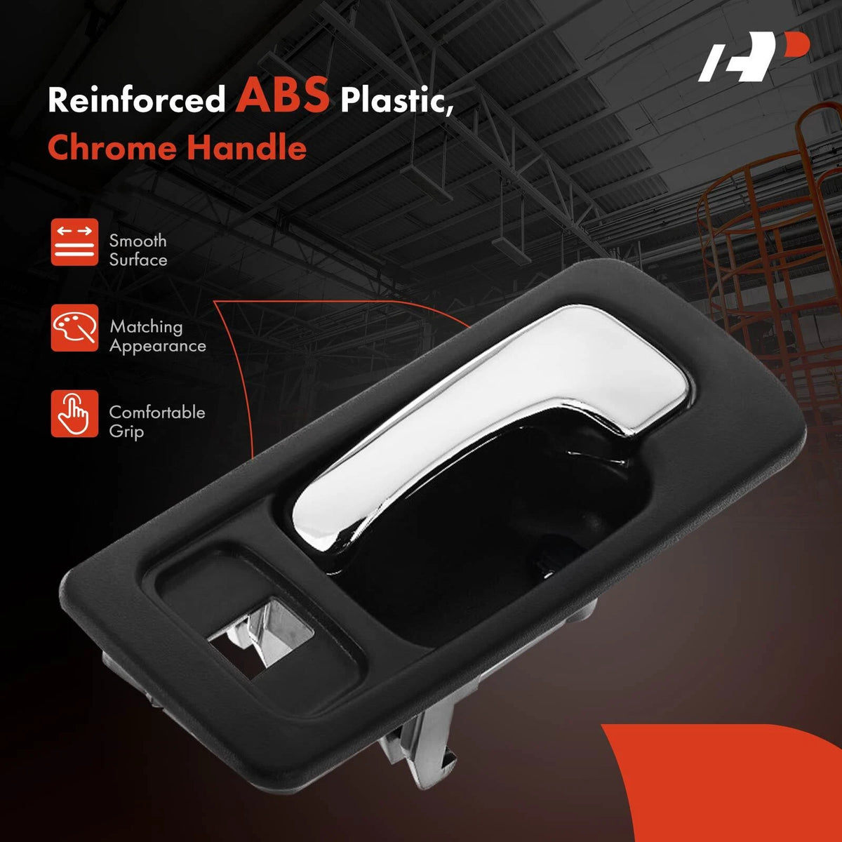 Front Left Chrome Door Handle for Honda Accord (1990–1993) 72165-SM4-003ZA, 92435