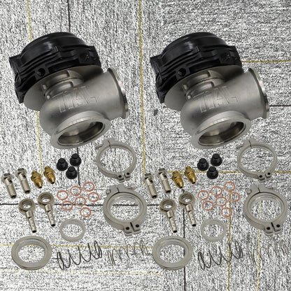 2 Sets 44MM Wastegate for Turbo with TIAL V-Band Flange Spring MV-R 14PSI