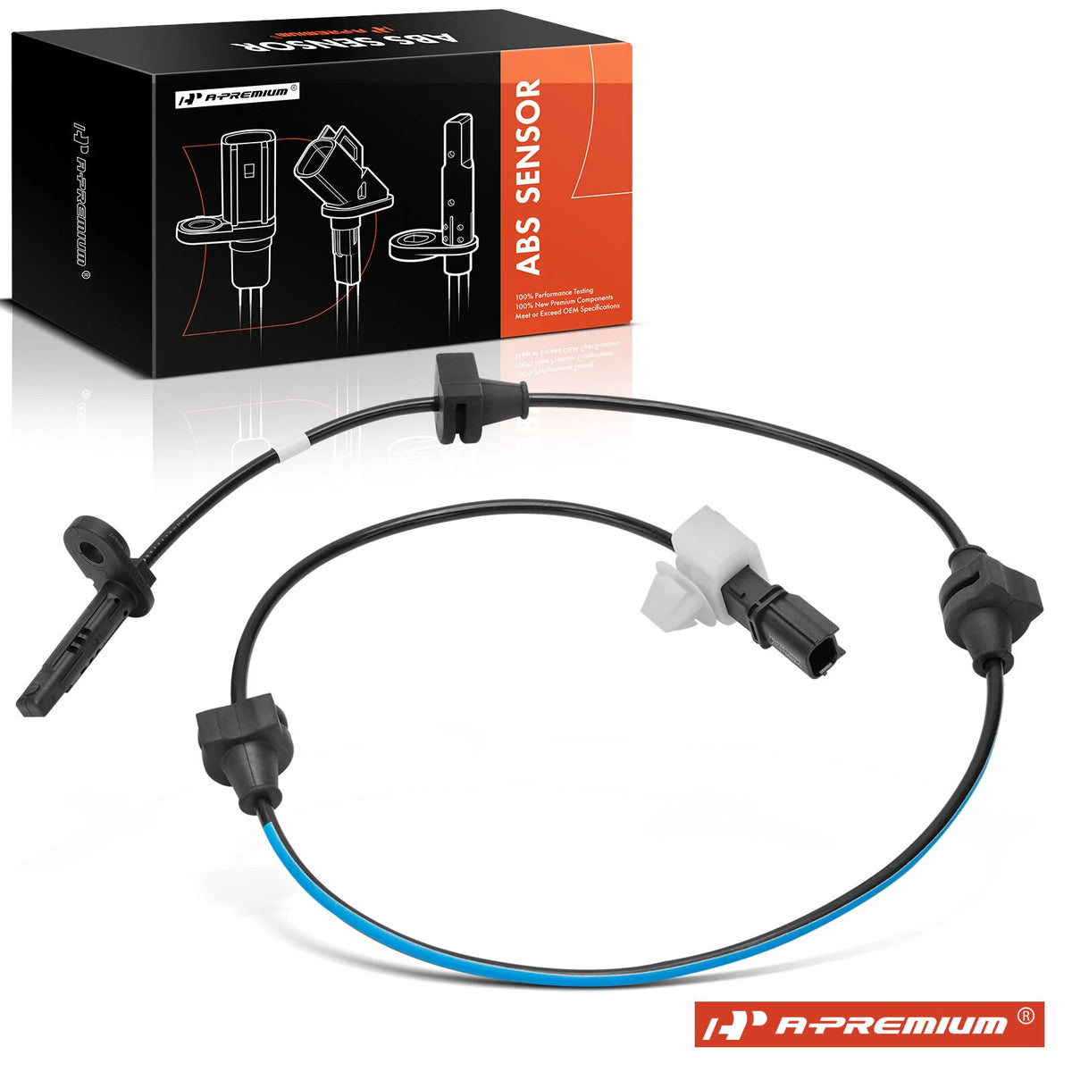 Rear Left ABS Wheel Speed Sensor for Honda Pilot (2016–2023) Acura MDX (2014–2016) 57475TZ5A02, 2ABS2969, 0845029, 5S15482, ALS3009