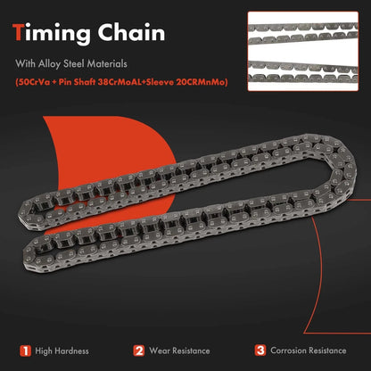 8x Timing Chain Kit for Chevrolet Cavalier Beretta Pontiac (1982–2005)