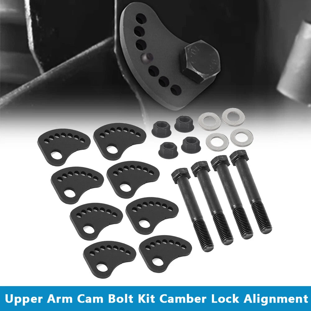 Camber Lock Alignment Upper Arm Cam Bolt Kit for Silverado Sierra 1500 (1999–2018)