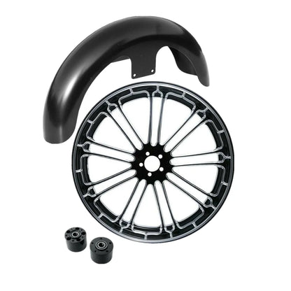 21" Front Wheel Rim Dual Disc Hub & Fender for Harley Electra Glide (2008–2013)