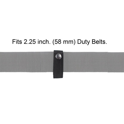 2X Nylon Handcuff Strap Holder for Duty Belts (Fits 2.25")