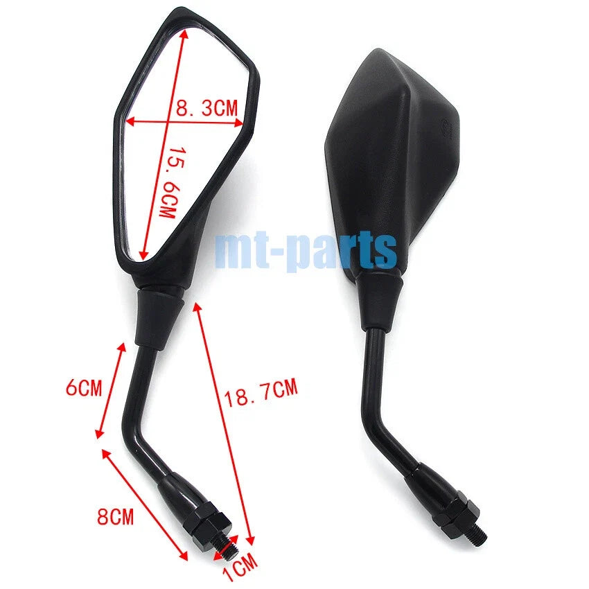Rear View Mirror for Kawasaki Z650 Z900 Versys-X 250 300 (2017) ZR800 Z800 (2013–2016)