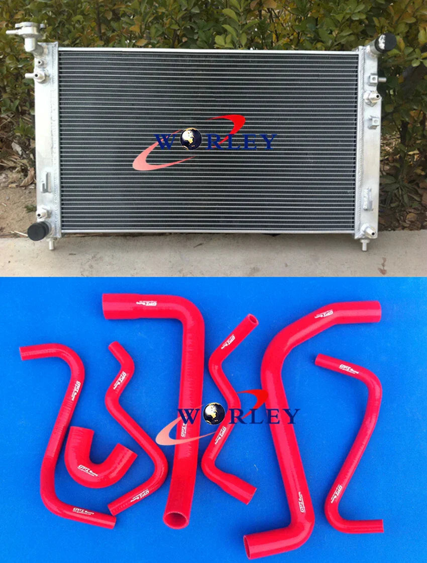 Alloy Radiator & Black Silicone Hose for Holden Commodore VT VU VX HSV 3.8L V6