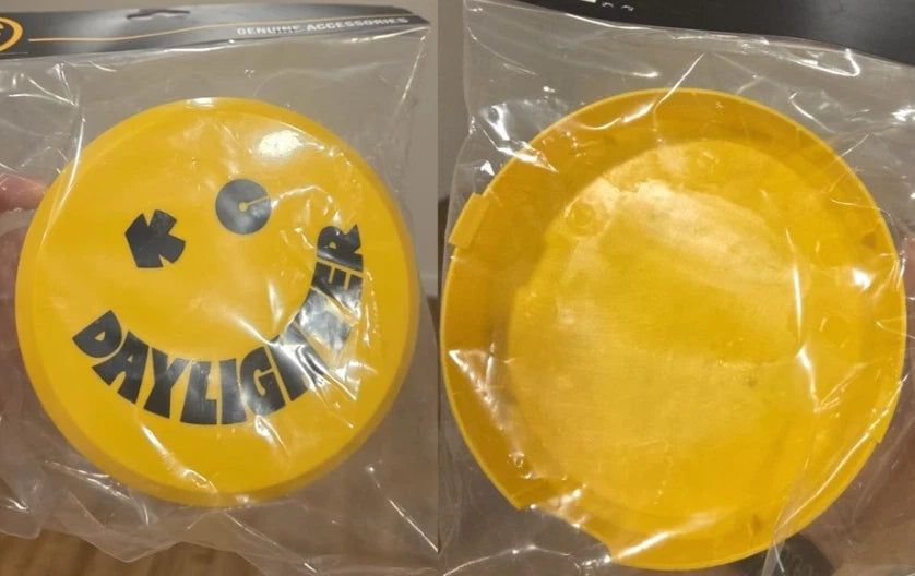 Set of 2 KC HiLites 6" Round Yellow Fog Driving Light Covers 5202 for