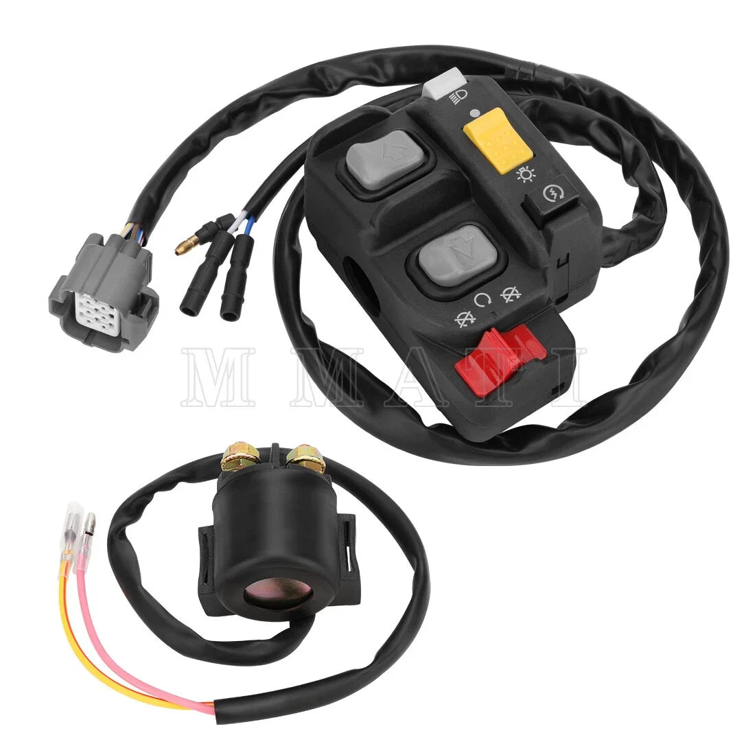 Handlebar Kill Switch & Starter Relay for Honda TRX250TE Recon 250 (2002–2004)