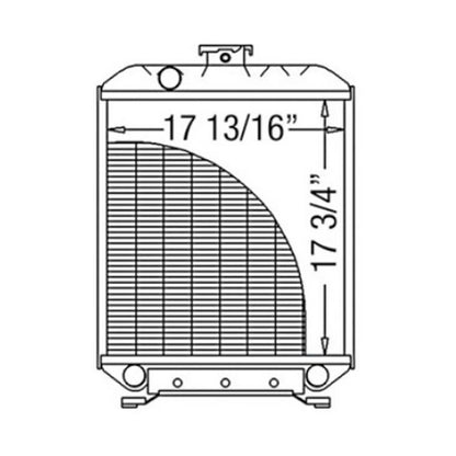 Radiator for L3600 L4200 (Fits TA040-16000 TA040-16000-A)