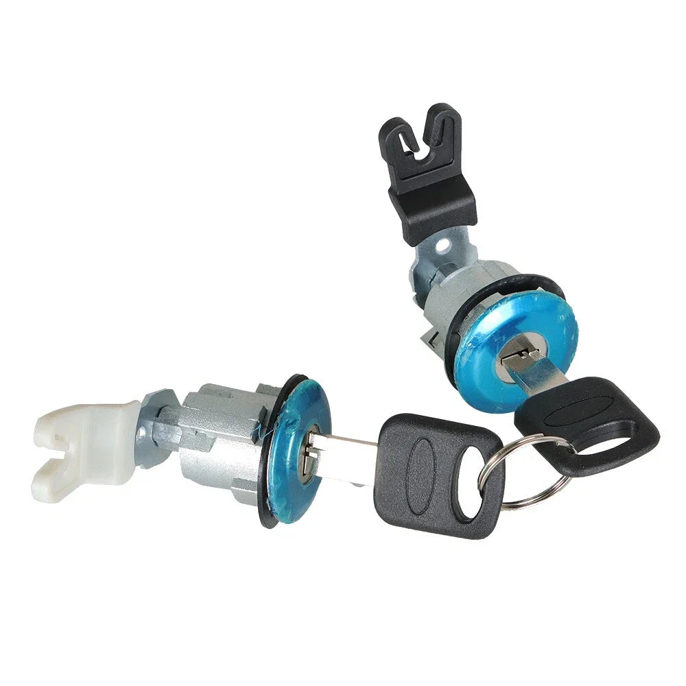 Set of 2 Door Lock Cylinders & Keys for Ford Econoline F150 F250 (1992–2010)
