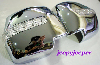 Chrome Manual Mirror Cover LED for Toyota Hiace Commuter (2005-2008)