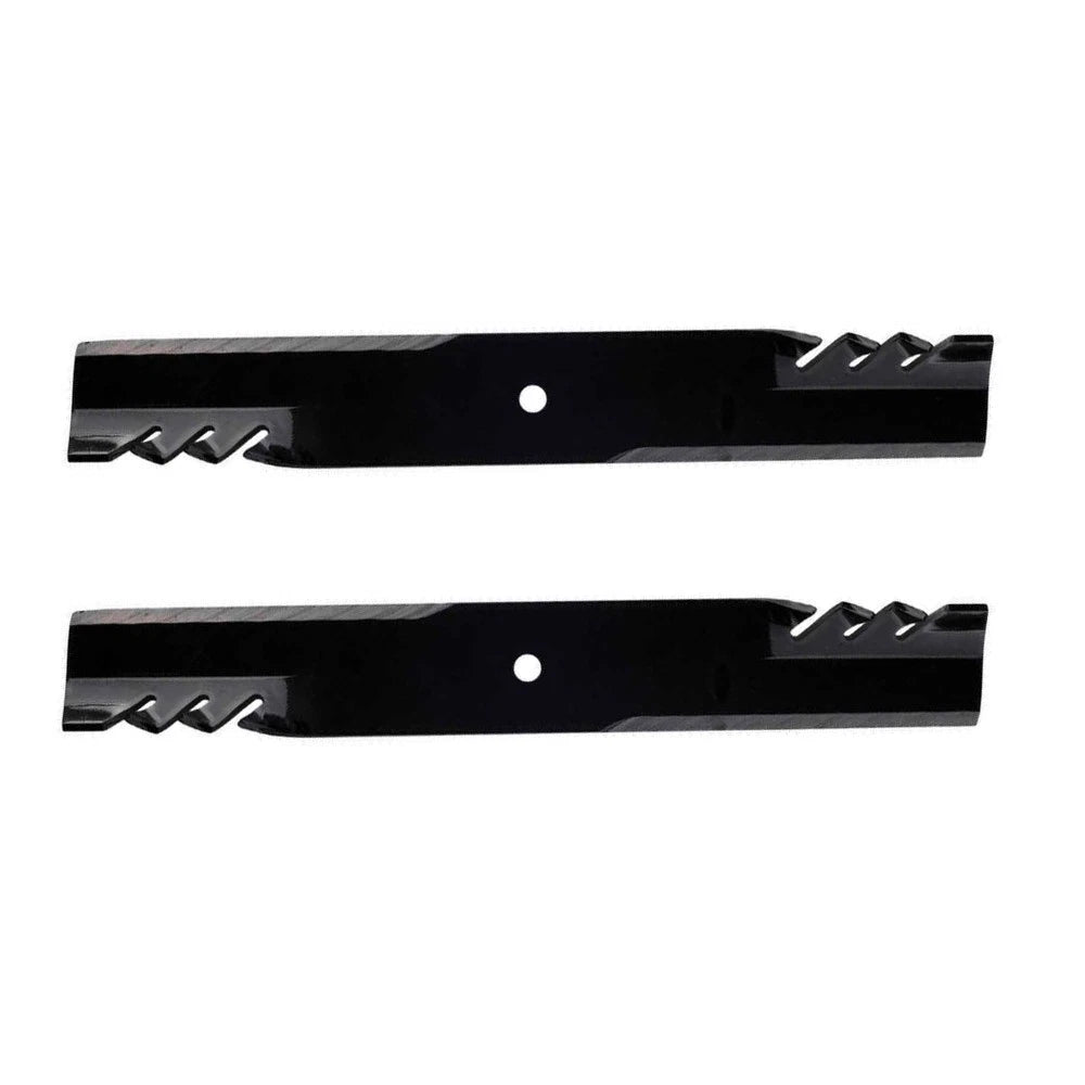 2X Heavy Duty Toothed Mower Blade for John Deere (Fits AM104490)