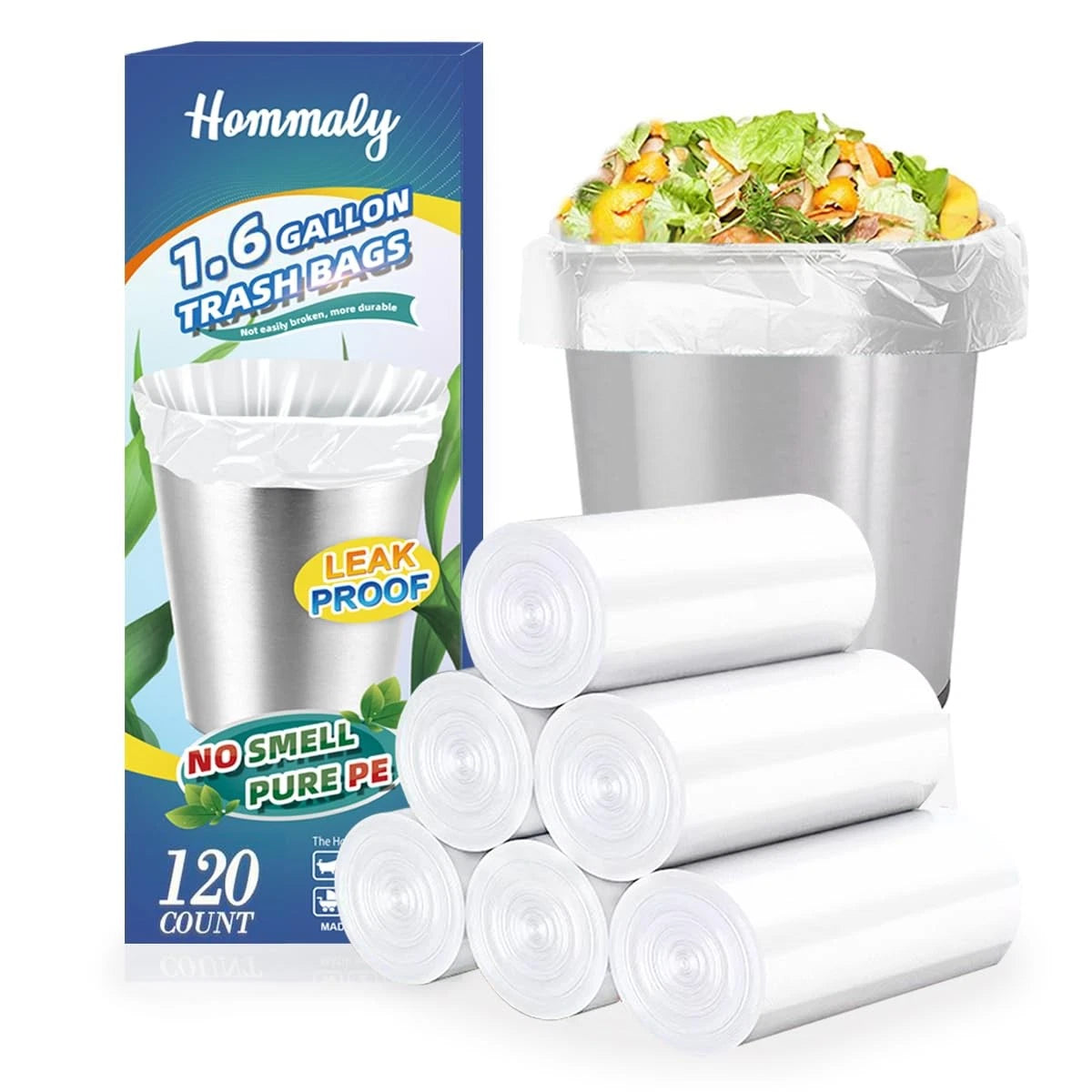 1.6 Gallon Clear Container (120 Count) for Small Storage Solutions