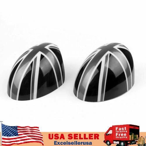 Mirror Covers for MINI Cooper R55 R56 R57 R58 R59 R60 R61 (C103-021-BLK-GRY)