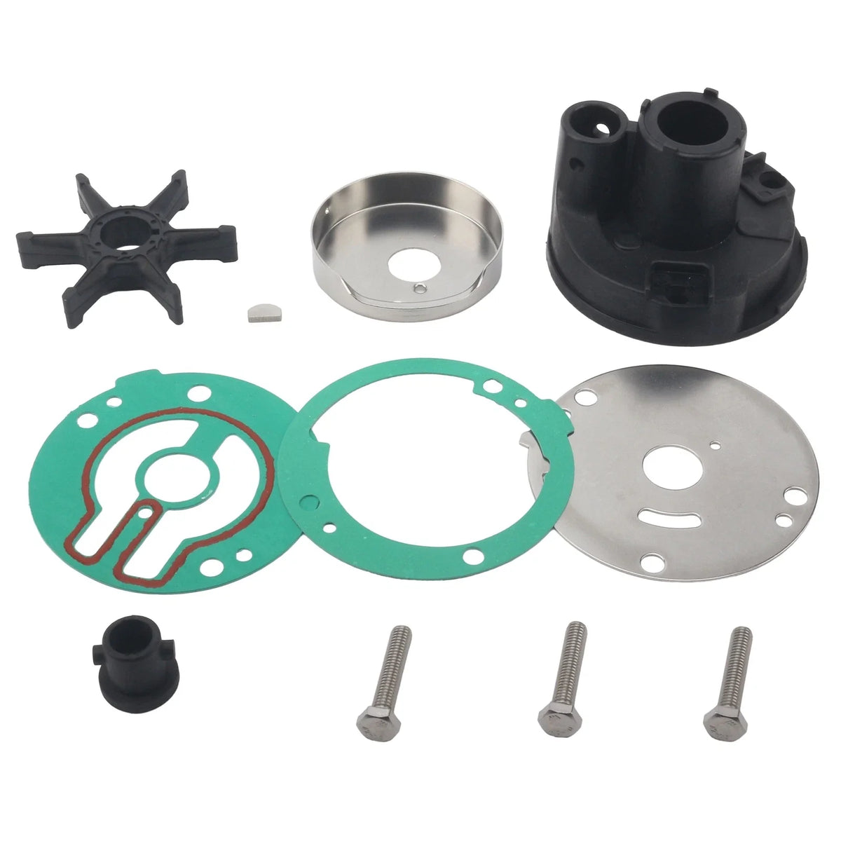 Water Pump Impeller Repair Kit for Yamaha Outboard (689-W0078-05, 689-W0078-A4)