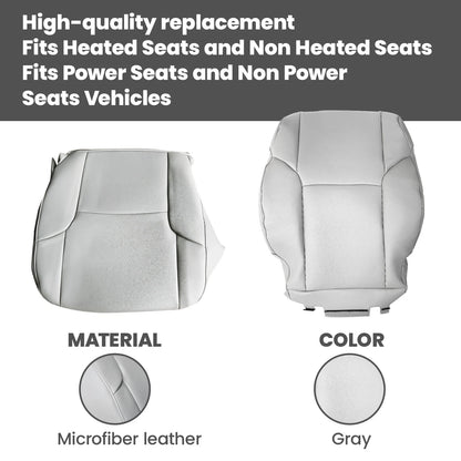 Set of 2 Front Leather Seat Covers for Toyota 4Runner Limited (2003–2009) CJZGMB