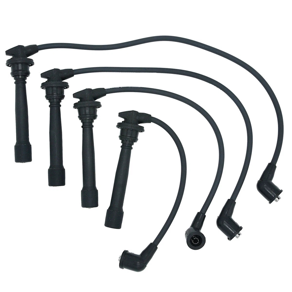 Set of 4 Spark Plug Wires for Hyundai Accent (2001–2006) 924-1669, 1756186