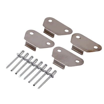 4X Saddlebags Lids Wear Strike Plate for Harley Touring Road Glide (1993–2013)