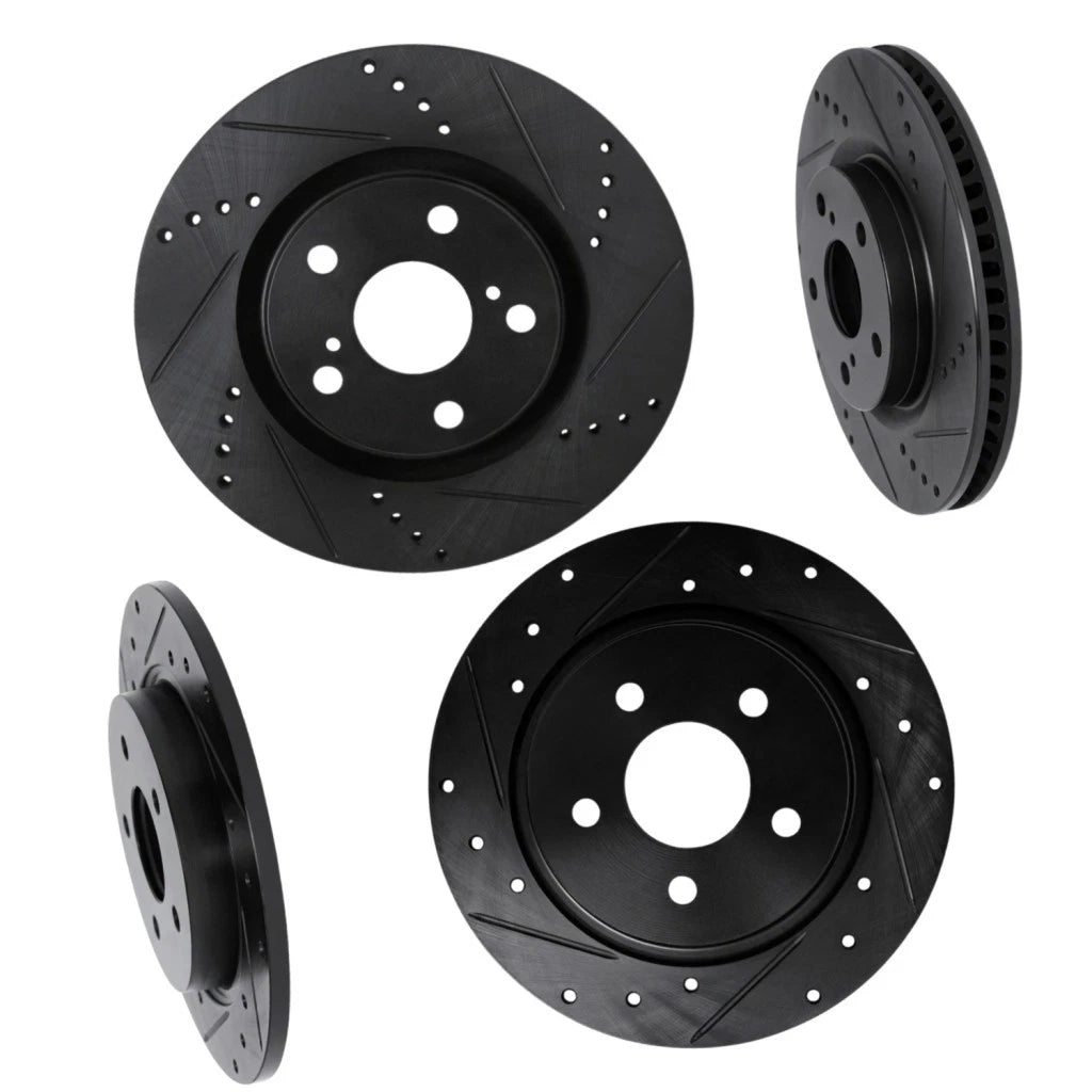 Rotor Set for Toyota Solara (1999–2003) ALX-PAU-DF-8004-76008-CLA1 Drilled Slotted