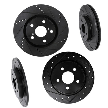 Rotor Set for Toyota Solara (1999–2003) ALX-PAU-DF-8004-76008-CLA1 Drilled Slotted