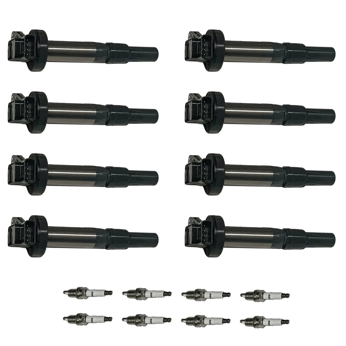 8X Ignition Coils & Spark Plugs for Jaguar XF, XJ8, Land Rover Range Rover (2008–2015) UF519