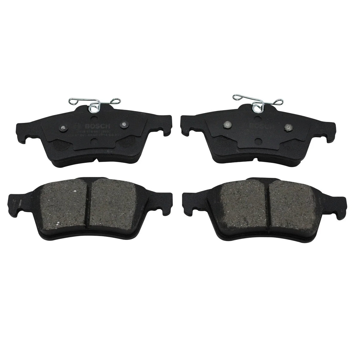 DuraGo Rear Rotors & Bosch QuietCast Ceramic Disc Brake Pads Kit for Mazda 3 (2004–2013)