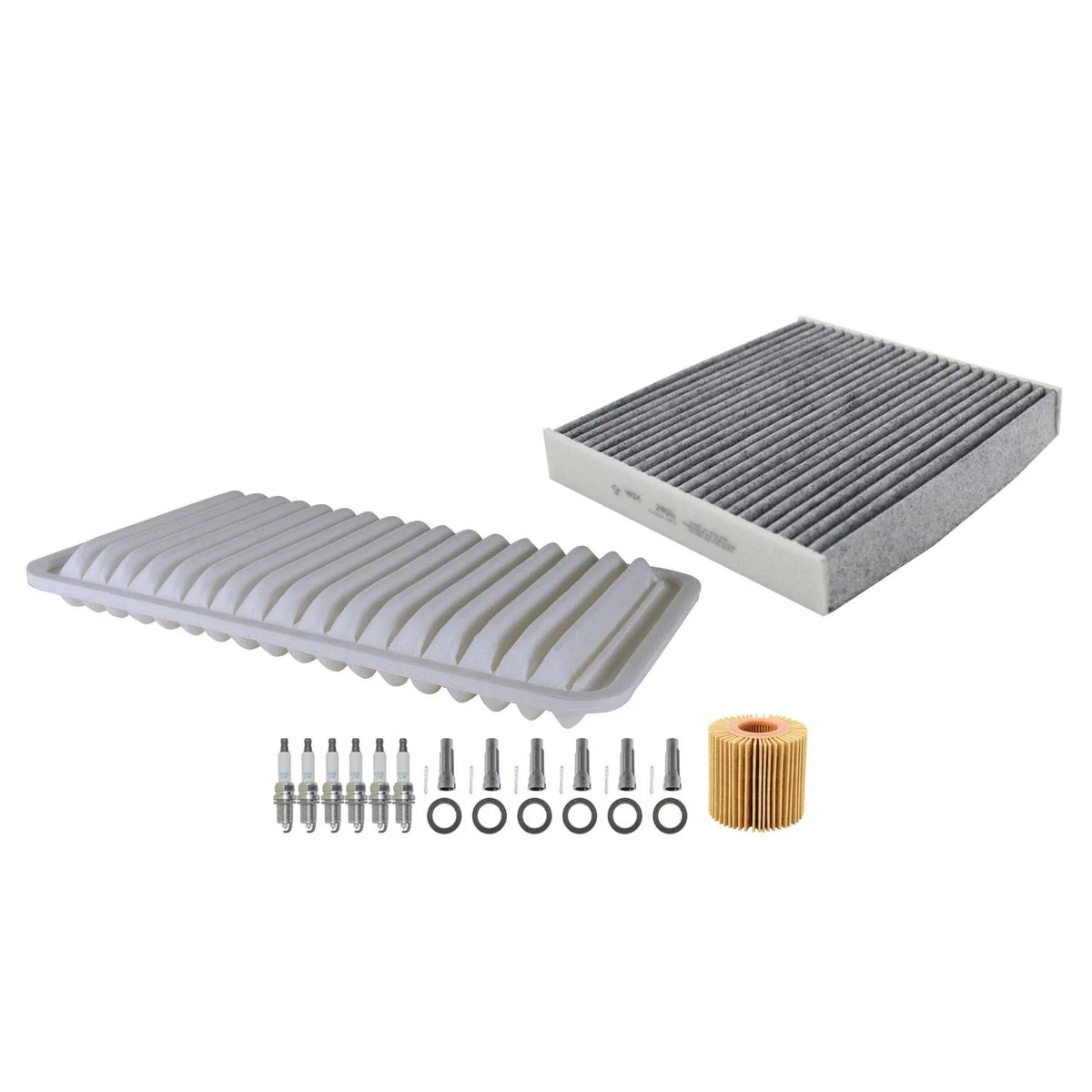 Tune Up Kit with NGK 6 Spark Plugs & Boots for Highlander 3.5 V6 (2008–2013)