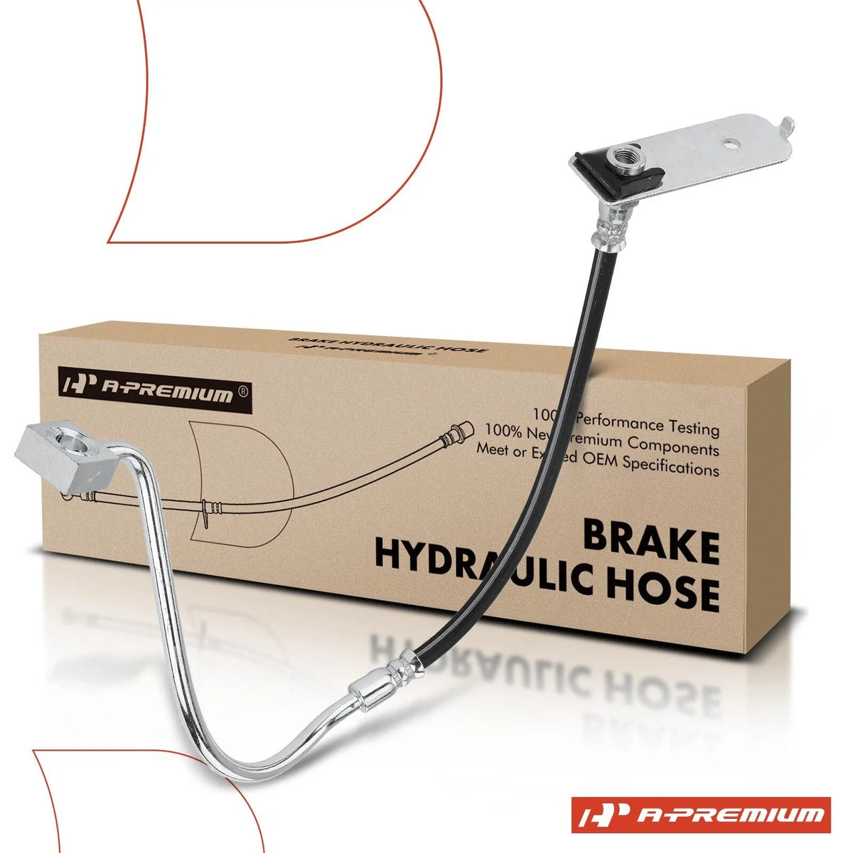 Rear Left Brake Hydraulic Hose for Chrysler Sebring, Cirrus (1996–1998)