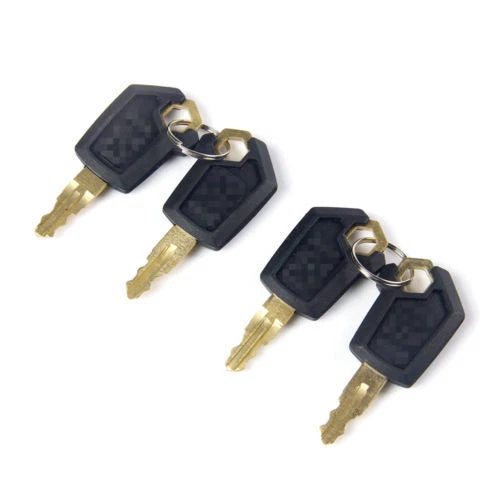 8pc Ignition Key Set for CAT Caterpillar Heavy Equipment (New Style)