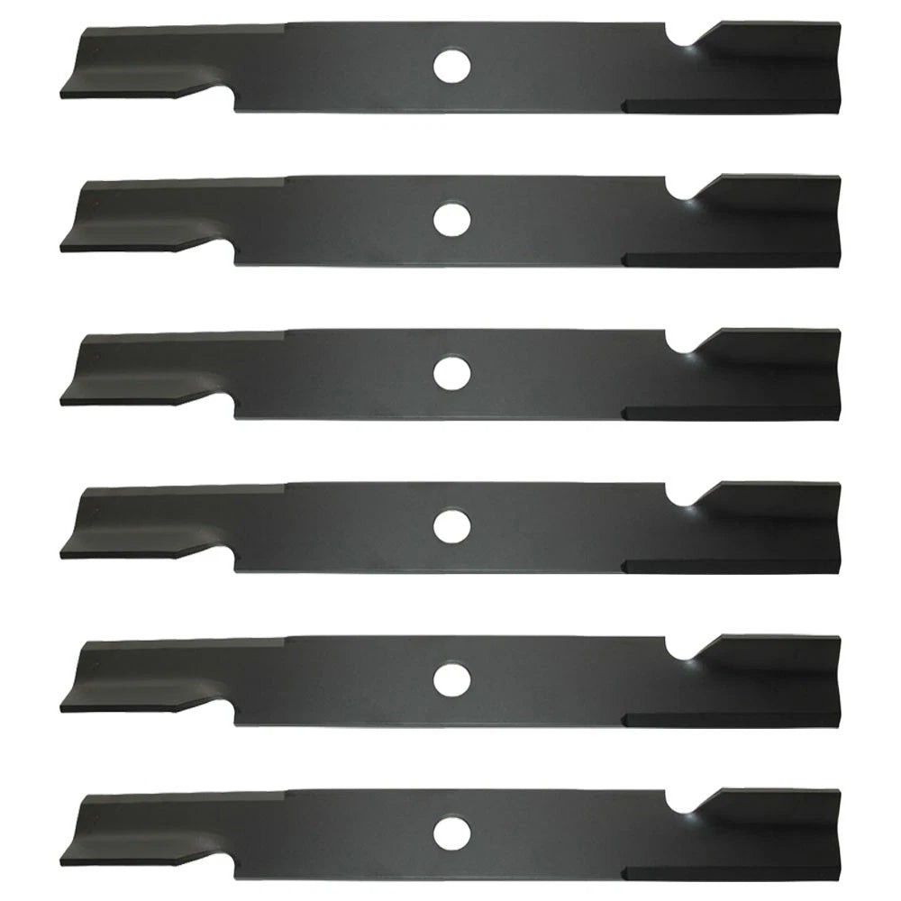 6 High-Lift Blades for Exmark 60" (Fits 15/16" Hole)