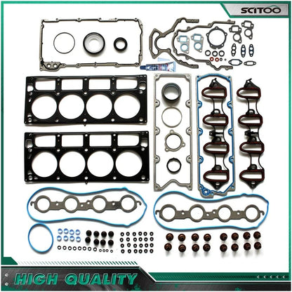 Lower Gasket Set & Head Gasket Set for Chevrolet Silverado 1500 2004–2009 6.0L