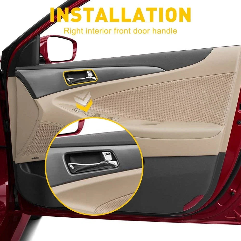 Interior Door Handle for Hyundai Sonata (2011–2015) Chrome