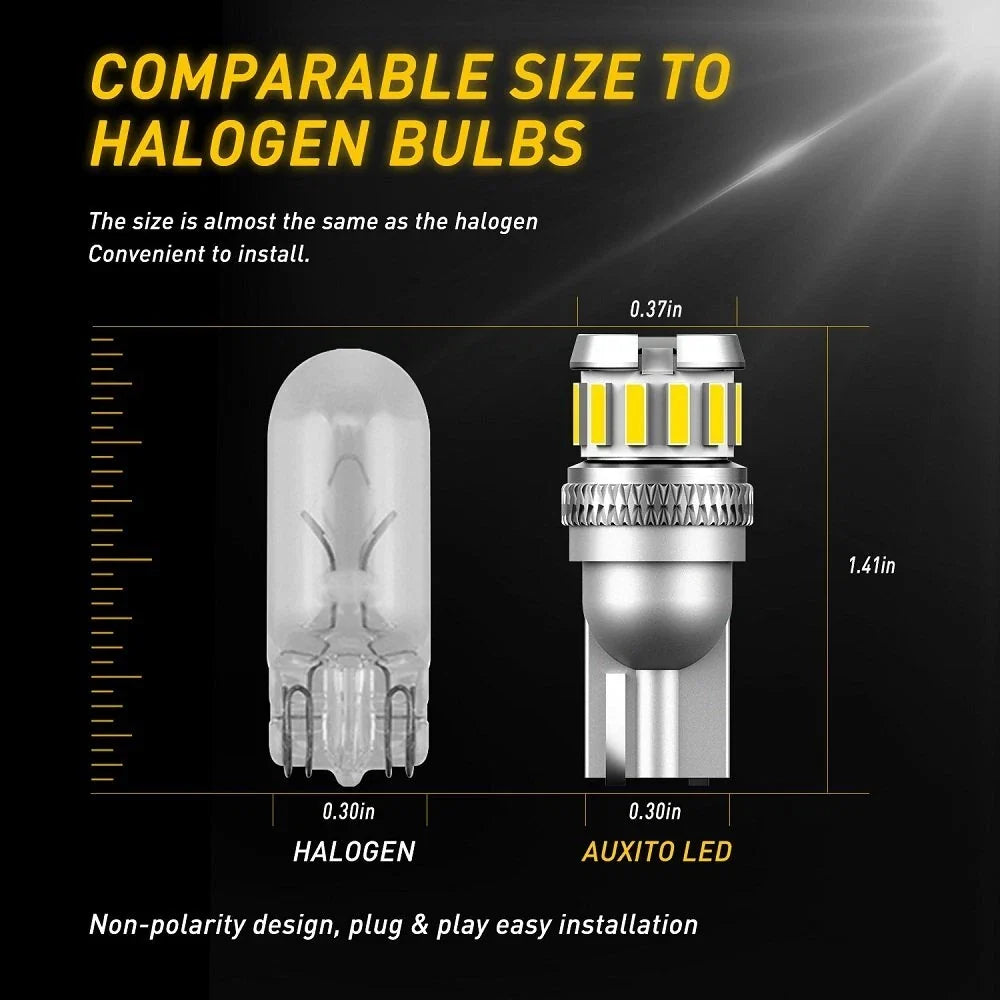 AUXITO T10 194 168 2825 SMD LED Interior Light Bulb for