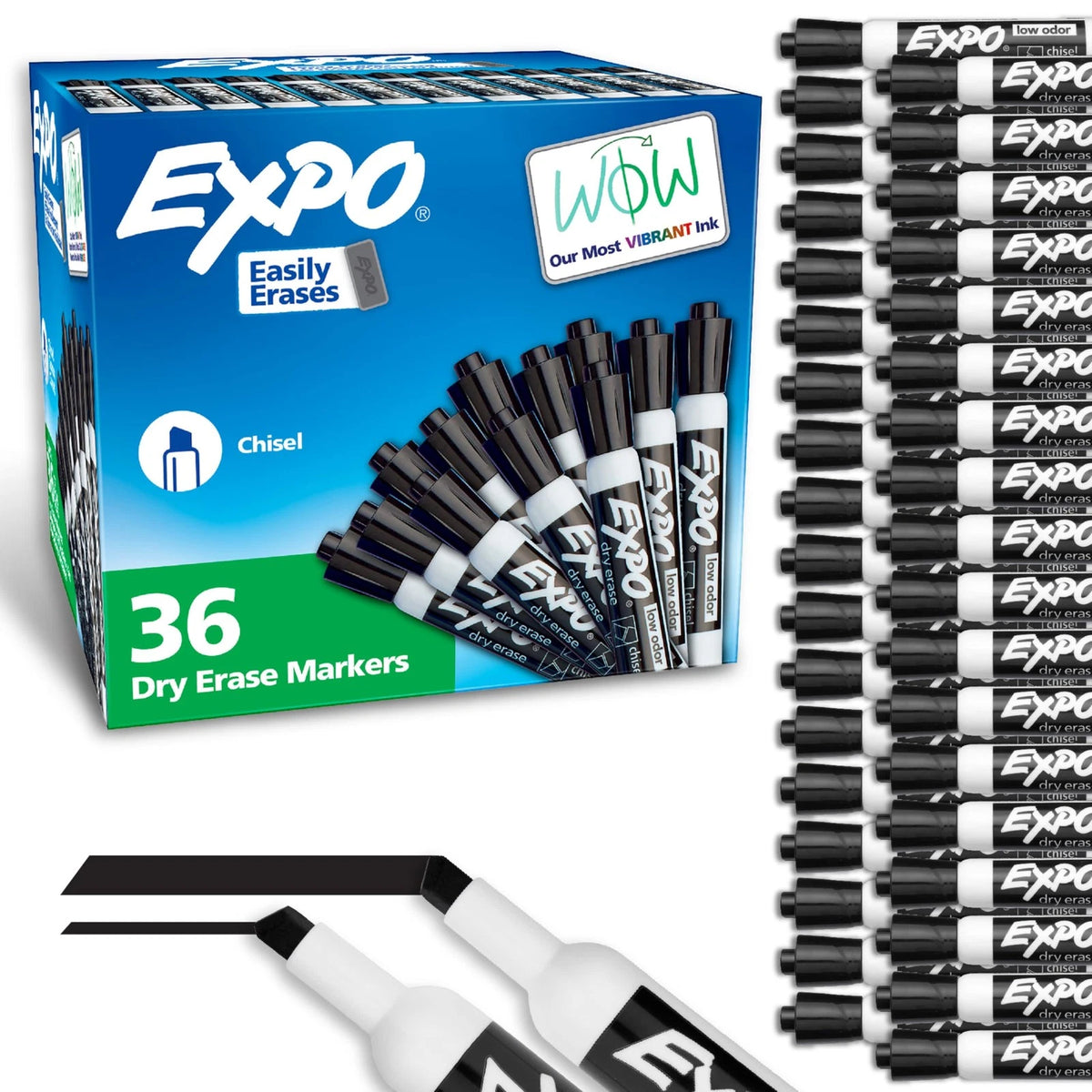 Dry Erase Markers Chisel Tip for