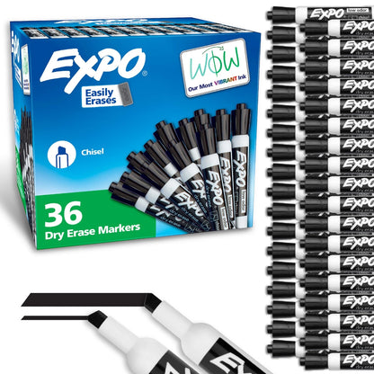 Dry Erase Markers Chisel Tip for