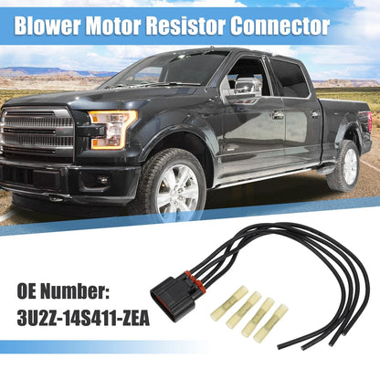 Motor Resistor Repair Connector Plug Harness for Ford (2003–2007) 3U2Z14S411ZEA