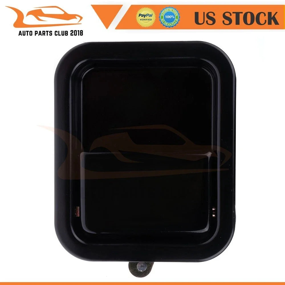 Outside Driver Door Handle for Jeep Wrangler (1997–2006) Black Plastic