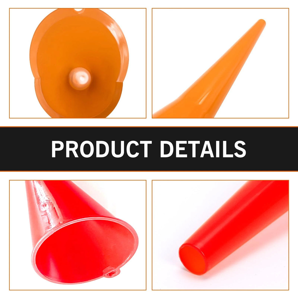 2X Multi-Purpose Long Neck Oil Funnels for Flexible Use (2010–2023)