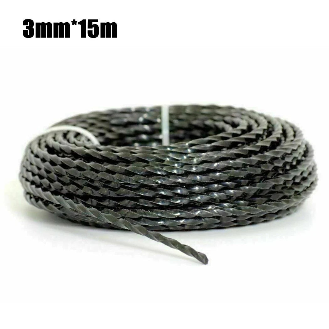 3mm Heavy Duty Nylon Grass Cutting Line 15m