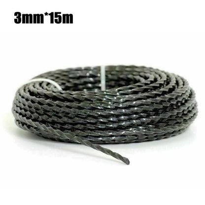 3mm Heavy Duty Nylon Grass Cutting Line 15m