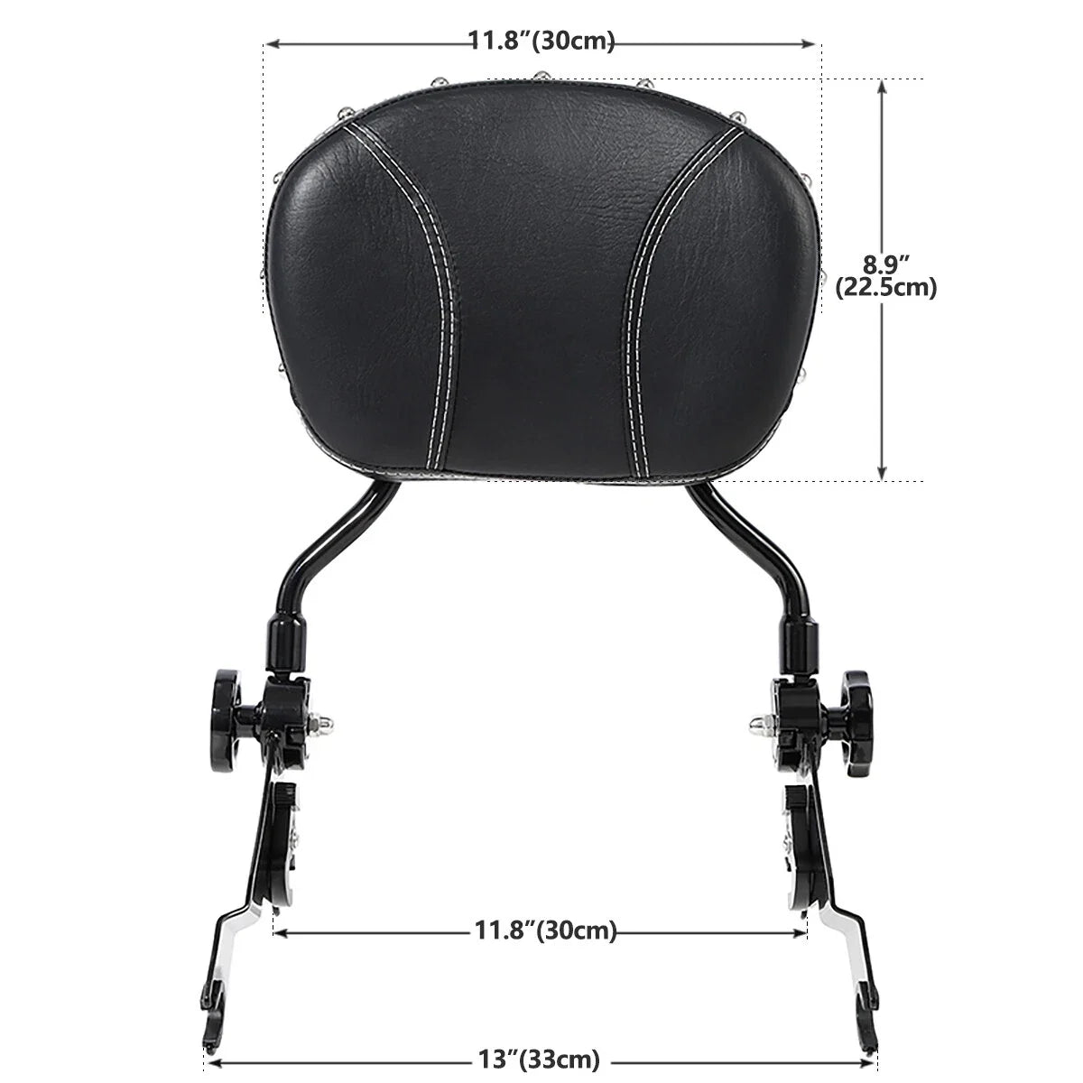 Passenger Backrest Sissy Bar for Harley Touring Street Glide (2009–2026) Black