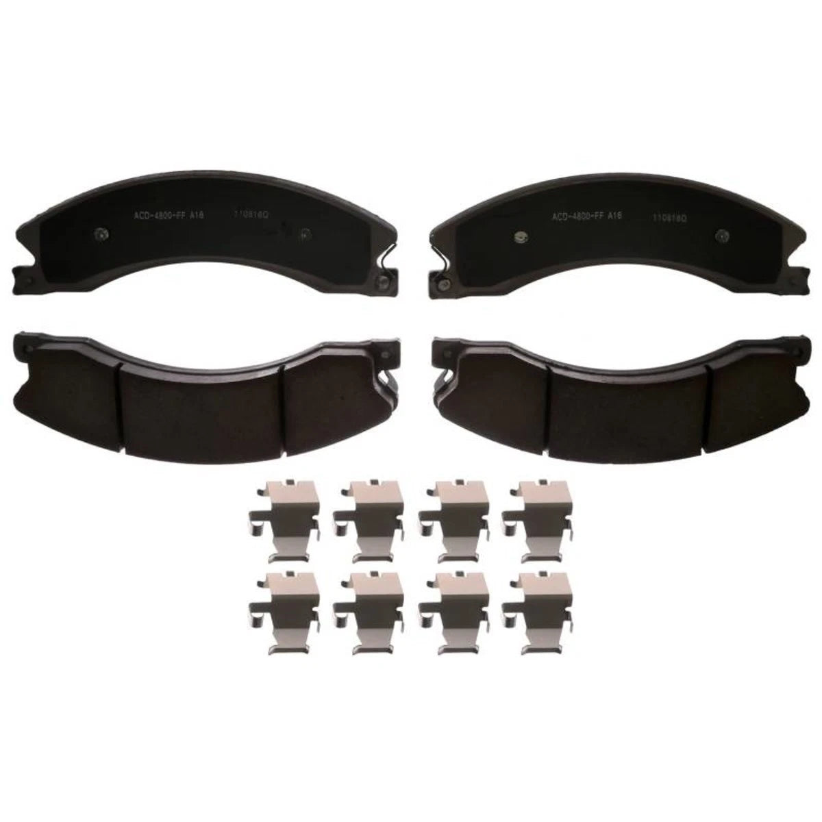 Set of 2 Brake Pad Sets for Chevy Savana (2009–2012) 14D1411CHF1