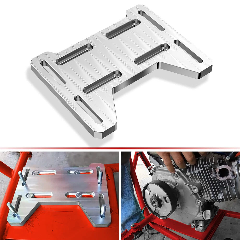 Billet Engine Mount Plate for Mini Bike Go Kart Doodlebug DB30 Coleman 100
