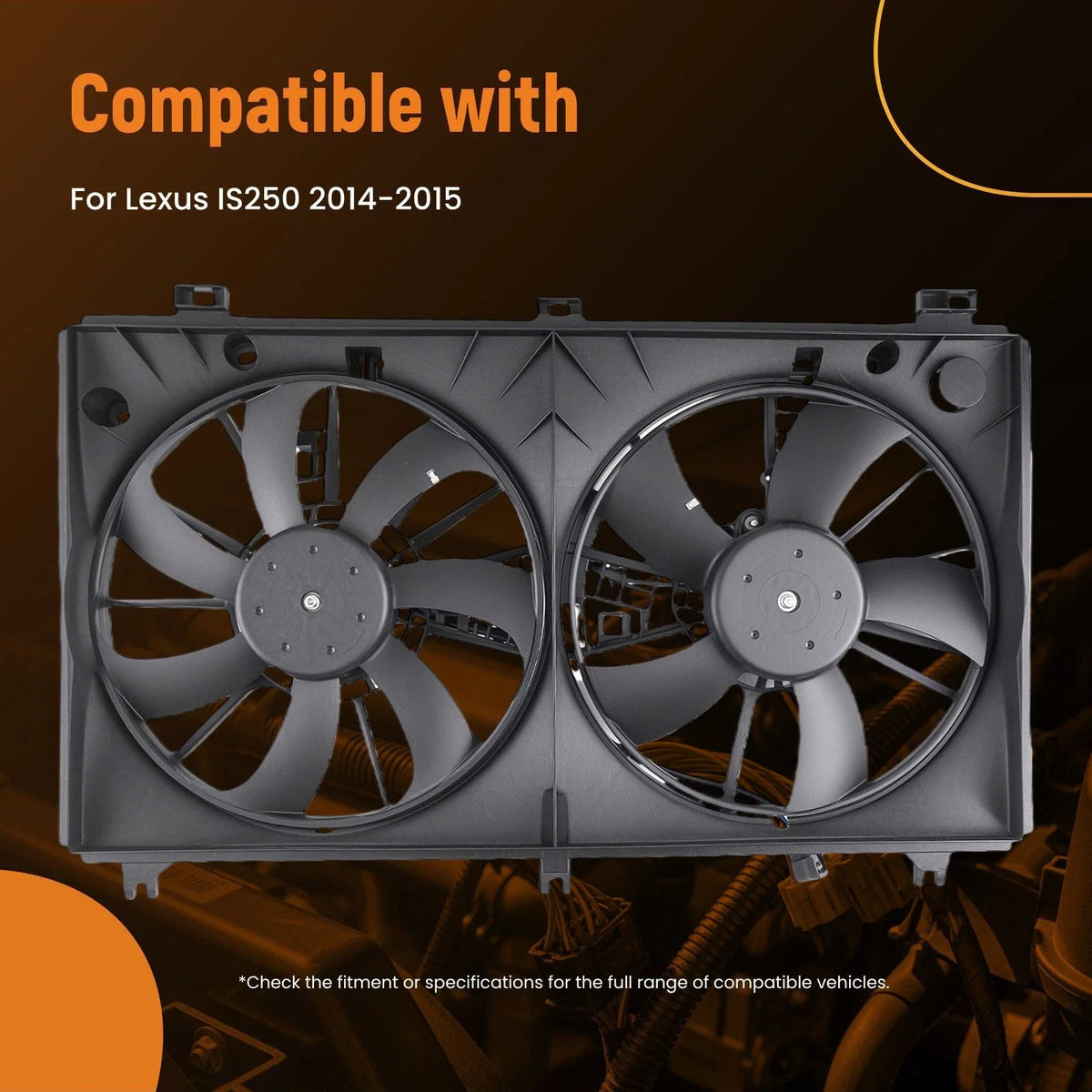 Electric Radiator Cooling Fan for Lexus IS250 (2014–2015) LX3115131 19189629