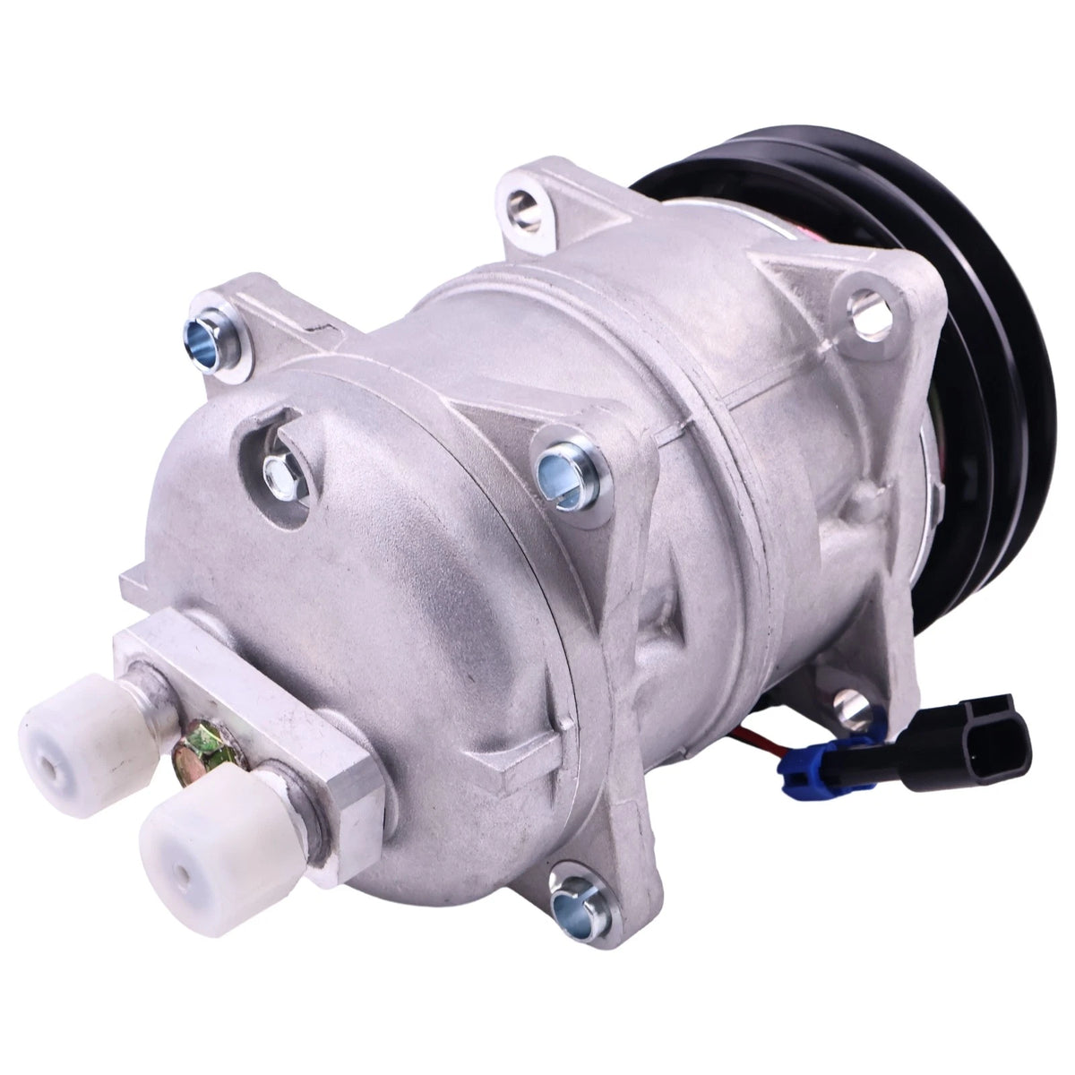 2X 12V A/C Compressor for Bobcat S160 S185 S205 T180 T190 (7023582, 7136676)